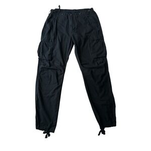 MNML Cargo Pants Mens Size 33 Black Pockets Utility Streetwear Adjustable